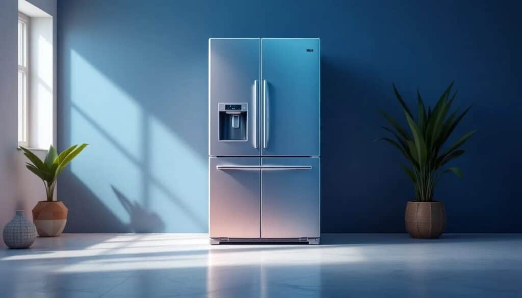 Comparer les niveaux sonores des frigos américains